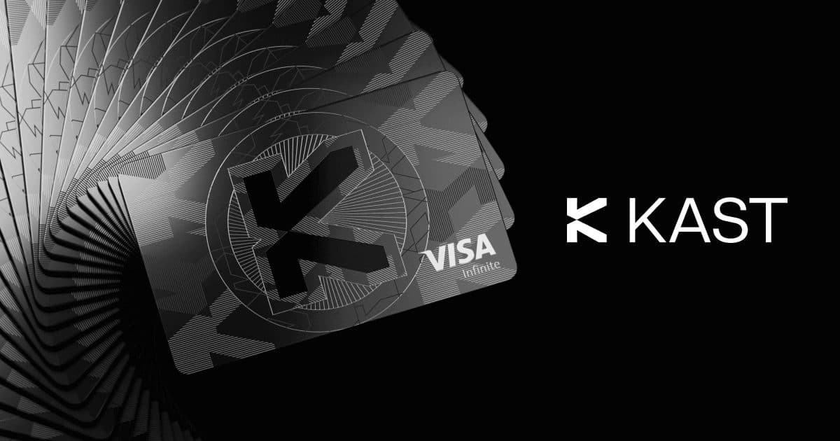 KAST — the issuer's own card imagery