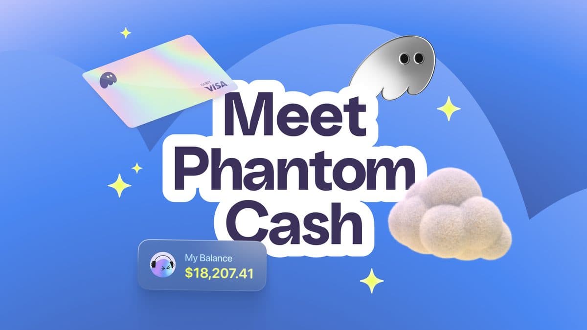 Phantom Cash — the issuer's own card imagery