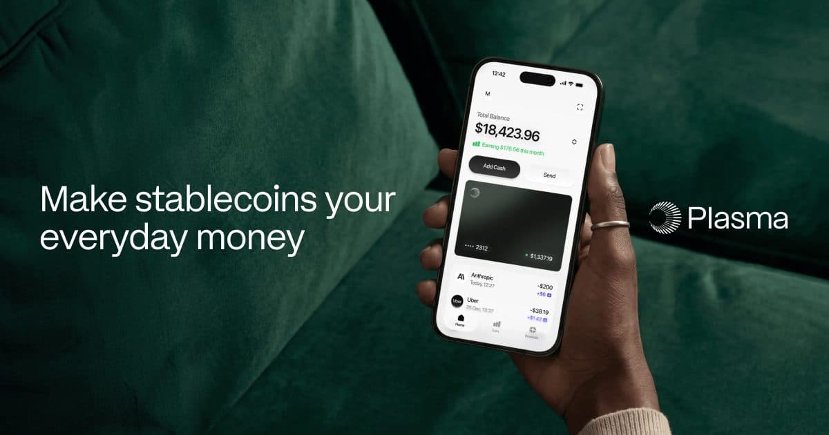 Plasma One — the issuer's own card imagery